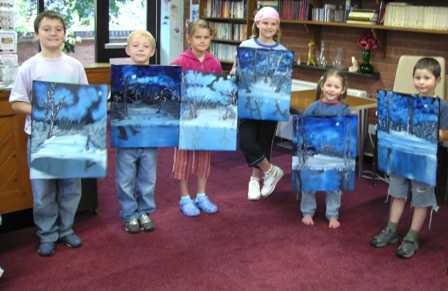 art class in shropshire with artist diane jennings